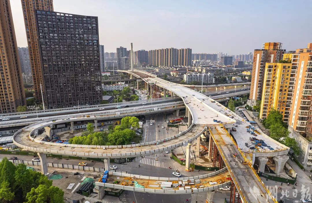 武汉建设大道延长线建设提速
