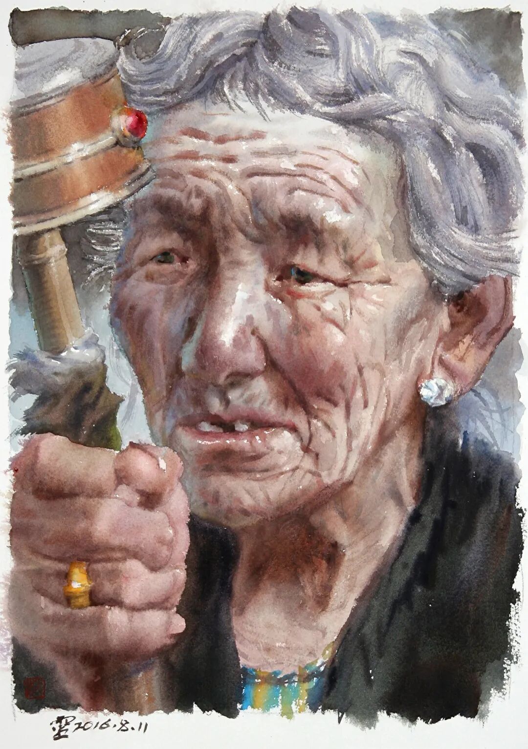 所见所录林绍灵写生与江南水彩画展在荣宝斋宁波分店开幕