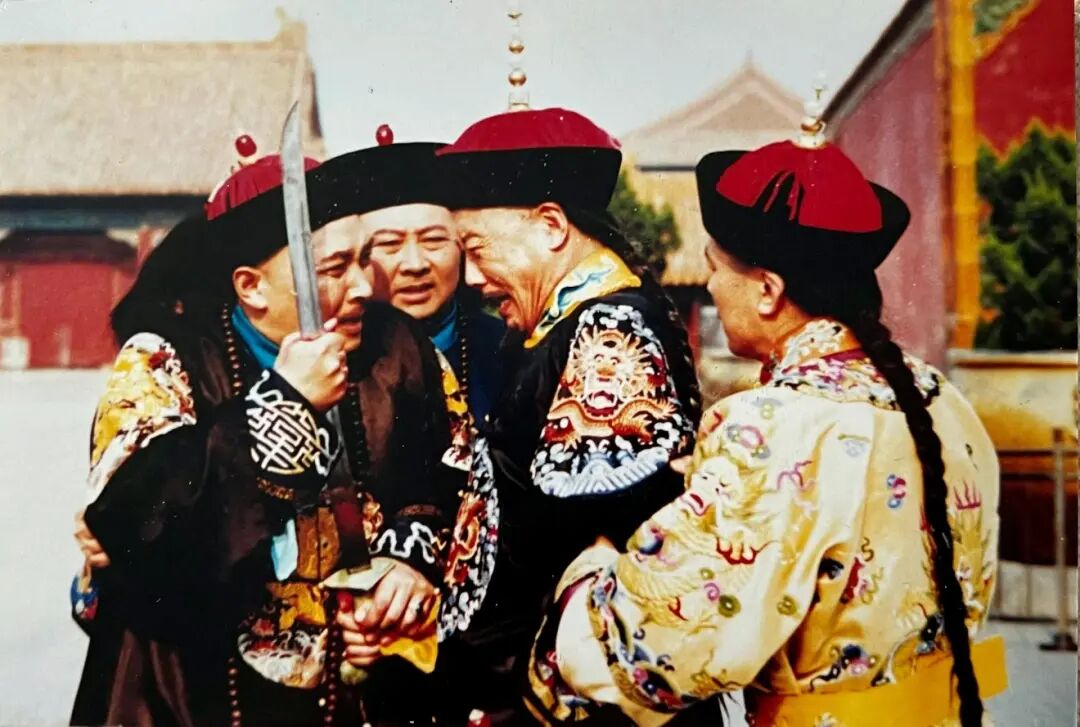 电视剧《雍正王朝》中，盛怒之下的康熙。（资料图）