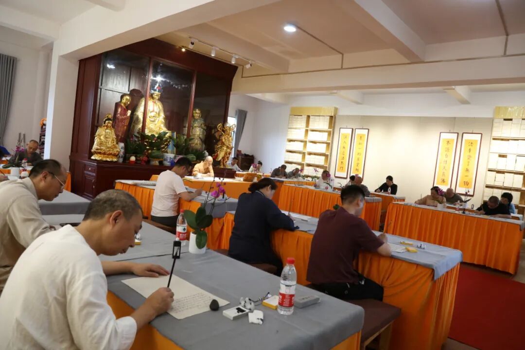 云居山庆云禅寺暑期书法抄经班首期抄经活动圆满结束