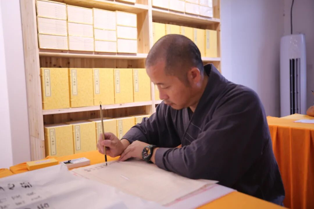 云居山庆云禅寺暑期书法抄经班首期抄经活动圆满结束