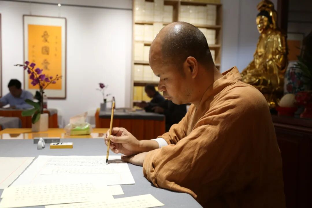 云居山庆云禅寺暑期书法抄经班首期抄经活动圆满结束