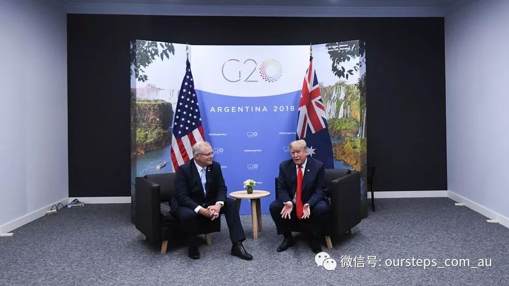 莫里森与特朗普G20首次见面