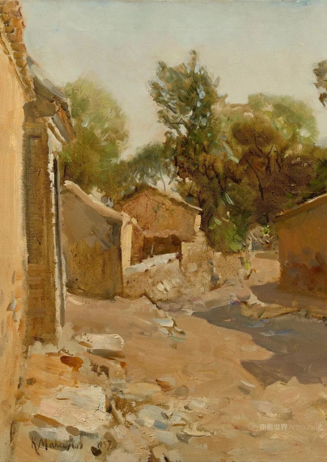 新中国油画的奠基人,马克西莫夫油画作品