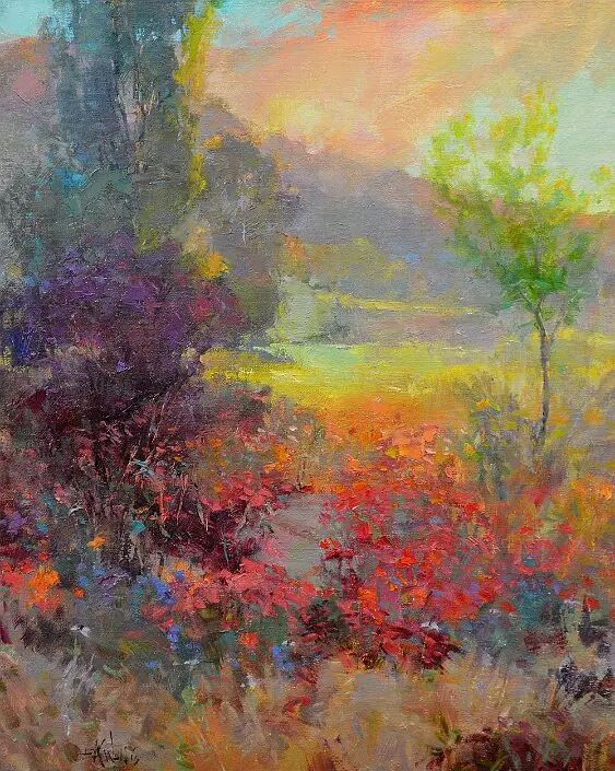 美国油画家7岁开始学习油画 1989就读犹他州立大学 1990开始职业艺术