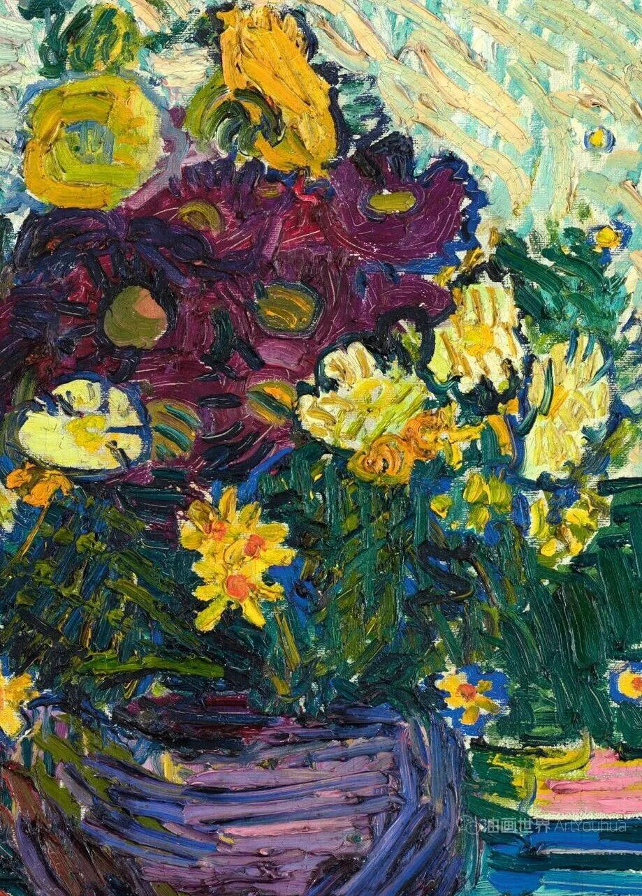 色彩大师笔下的花卉令人陶醉