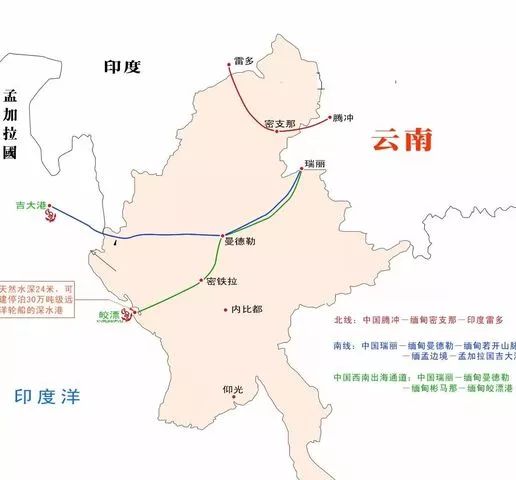 中缅铁路缅甸段正式启动勘测中国铁路将联通印度洋泛亚通铁路西线开启