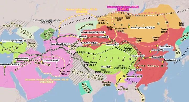 [續2]用地圖理清中國各王朝與中亞、西亞、歐洲的關係… 歷史 第25張