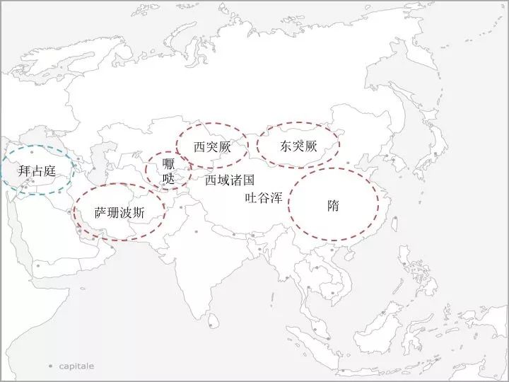 [續2]用地圖理清中國各王朝與中亞、西亞、歐洲的關係… 歷史 第7張