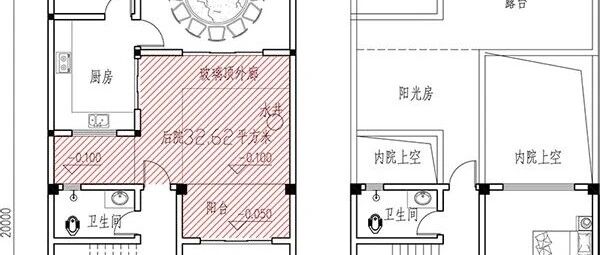 自建房案例：拒绝“黑房间”！8×20米超长进深宅基地，如何定制出舒心大宅？
