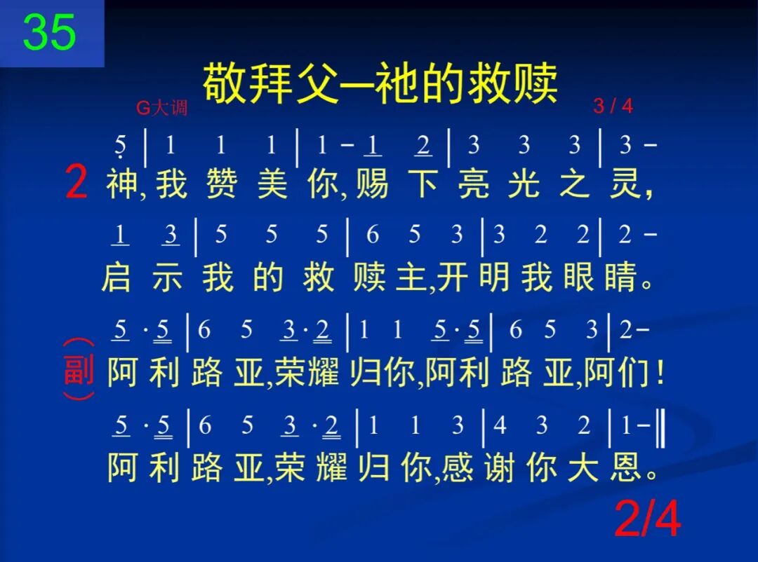 D35神我赞美你差遣你的爱子(图2)
