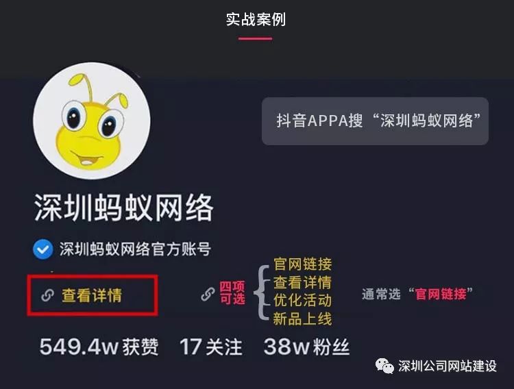 抖音企业官网链接落地页设计制作