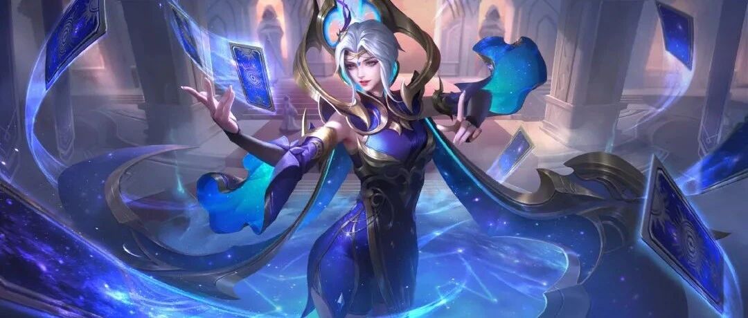 S26战令限定皮肤曝光，蓝色妖姬美哭！6款皮肤免费送，这位射手再次喜提新皮肤！