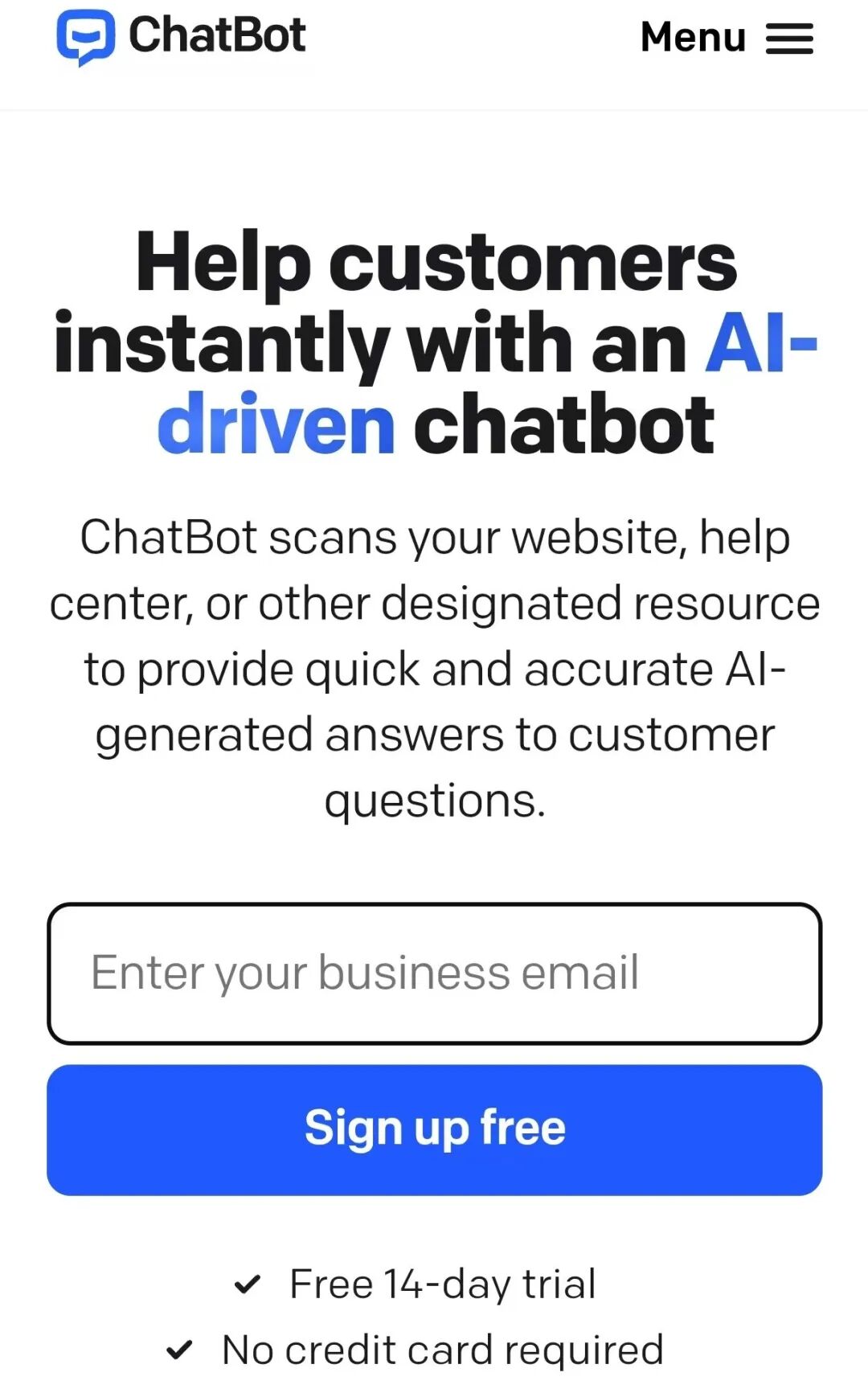 AI+客服助手Chatbot_com：智能客服解决方案，提升客户体验与业务效率！