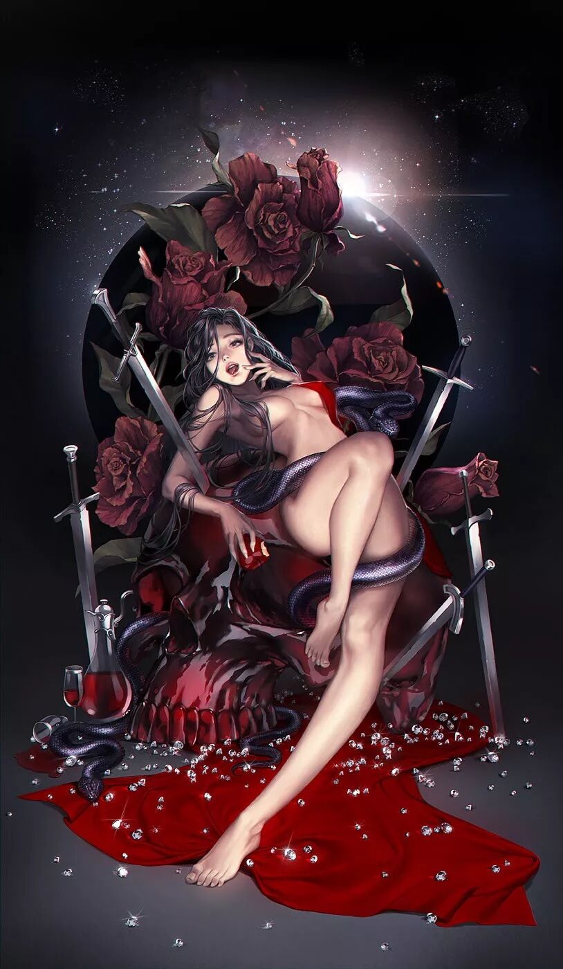 韩国画师lovecacao *yunjeong作品-腾讯游戏学堂