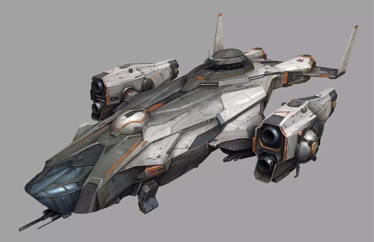 科幻战舰丨加拿大概念艺术家swang作品