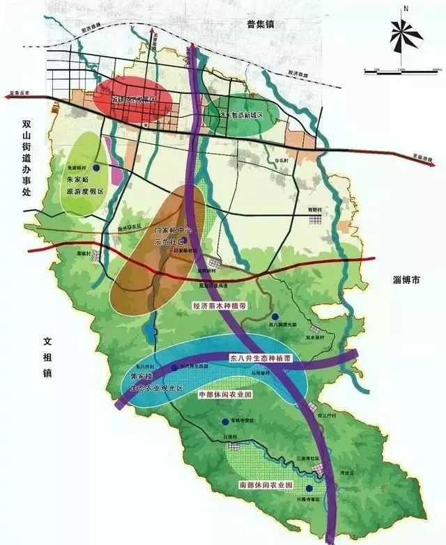 济南章丘圣井规划图图片