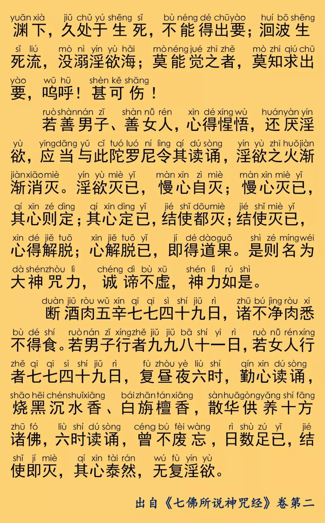 零散收录>> 简体注音|文殊师利菩萨除淫欲神咒 零散收录>> 简体注音|文殊师利菩萨除淫欲神咒