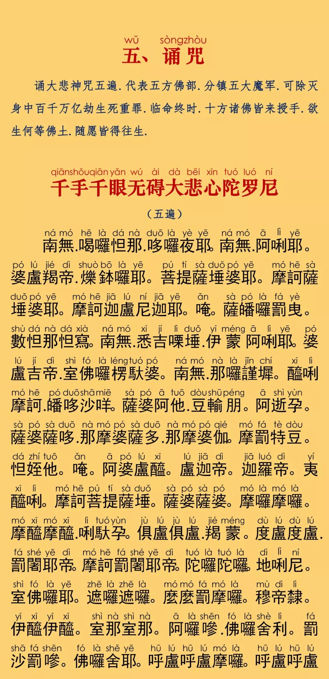 深入经藏 心经 普门品 大悲咒 简体注音 四合书斋 微信公众号文章阅读 Wemp