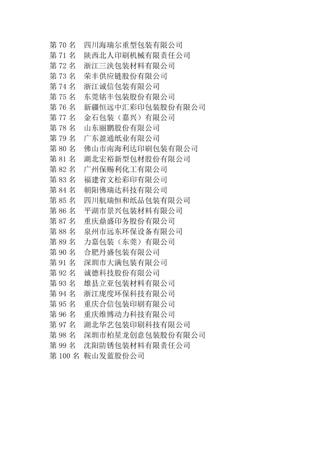 印刷百強企業(yè)排名_廣東百強印刷包裝公司_中國煙標印刷百強企業(yè)