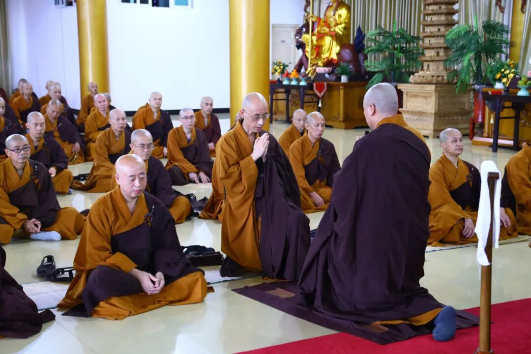 太姥山平興寺2021解夏、僧自恣