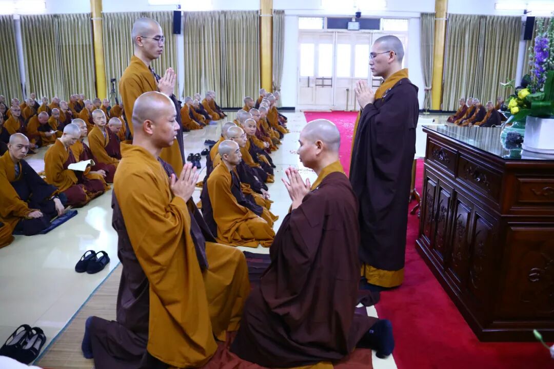 太姥山平興寺2021解夏、僧自恣