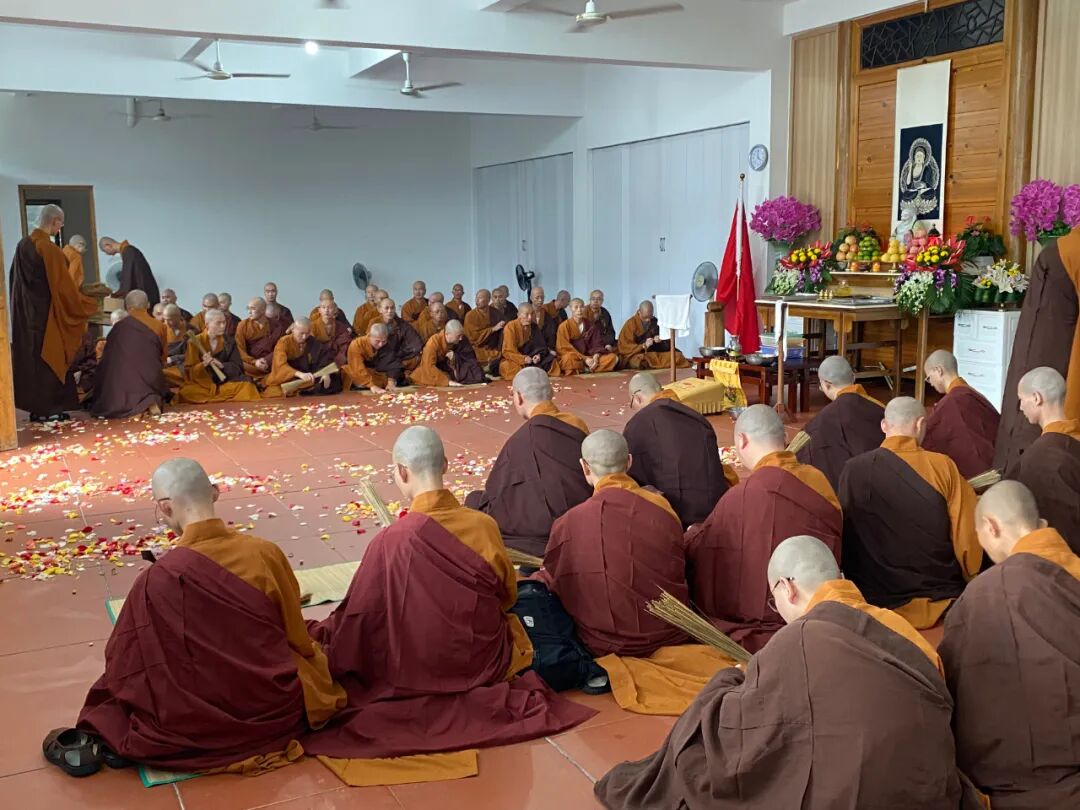 太姥山平興寺2021解夏、僧自恣