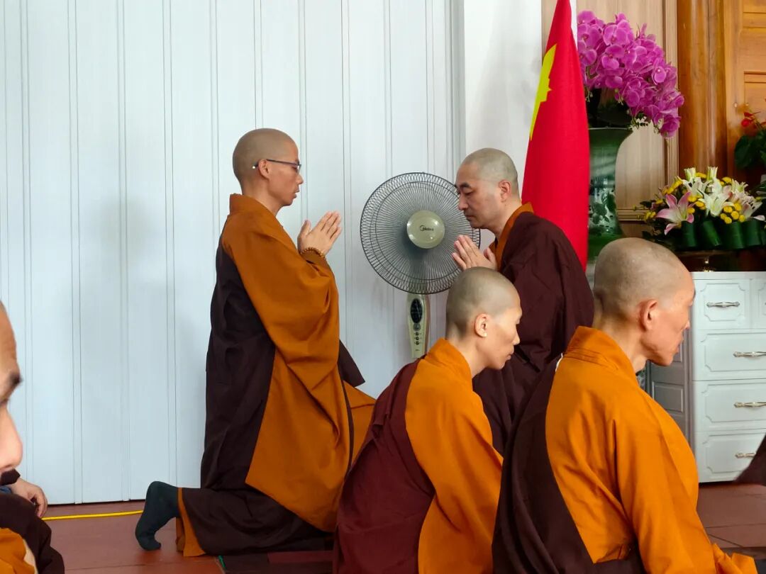 太姥山平興寺2021解夏、僧自恣