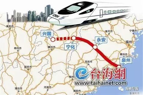 兴泉铁路示意图