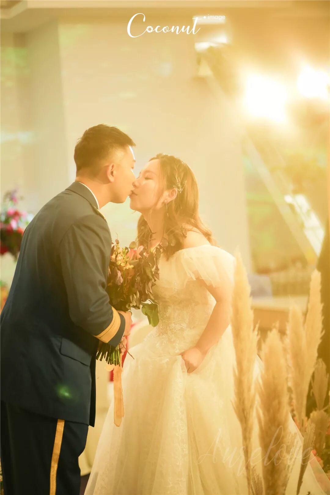 婚礼案例 | 浪漫温暖橘色系室内婚礼