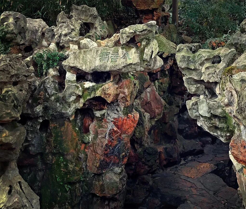 寄畅园五十景图_平面图园林手绘_寄畅园平面图