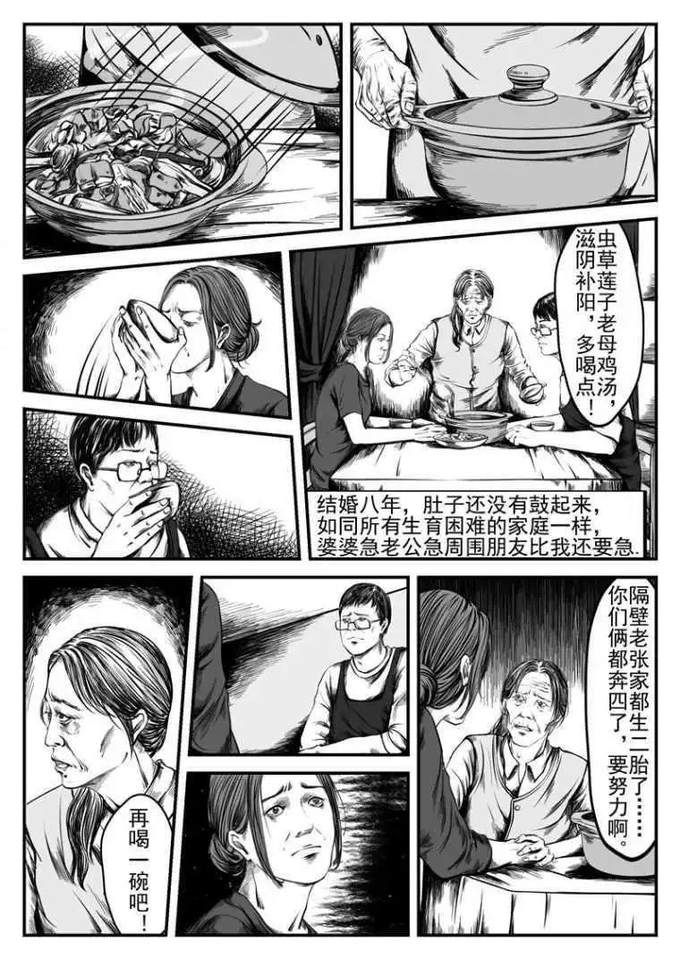 恐怖漫画 蛋生婴儿 神奇的蛋 恐怖漫画微信公众号文章