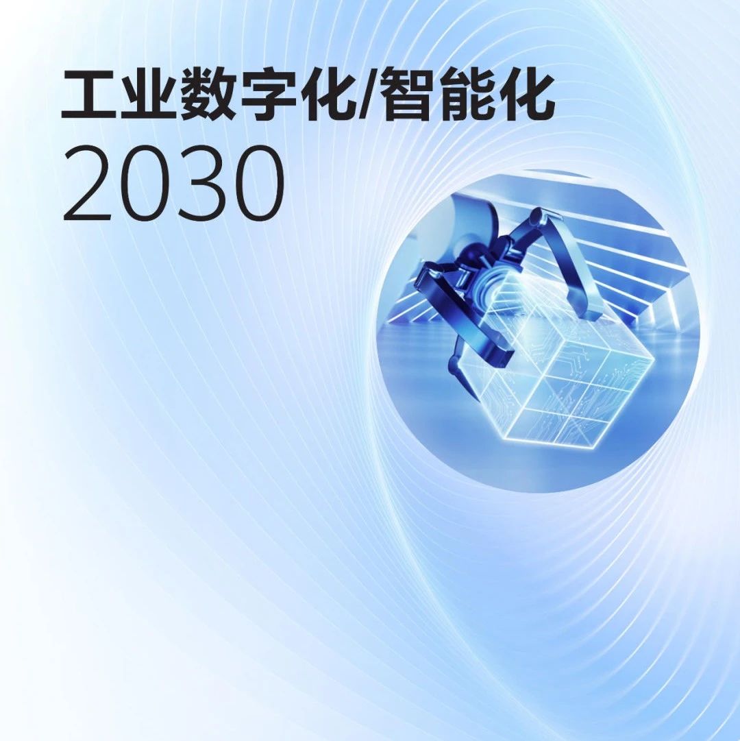 【工业互联网】工业数字化智能化2030白皮书（附报告）