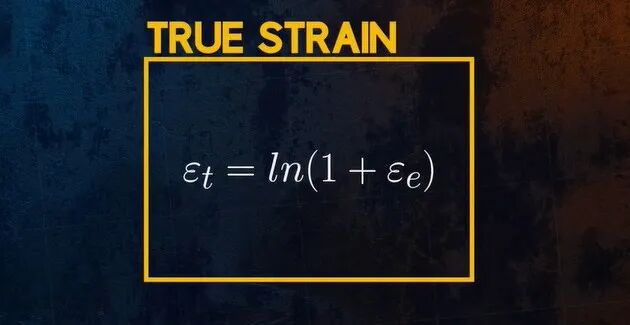 材料的名义应力、应变与真实应力、应变转换公式的推导的图1