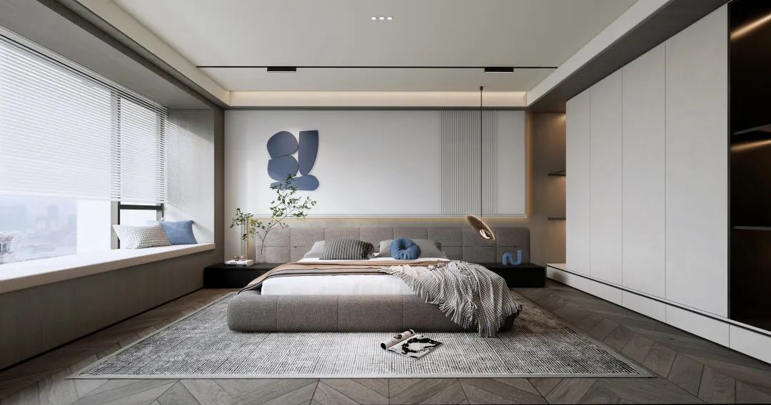 229㎡现代大平层   2023年最流行的装修风格!