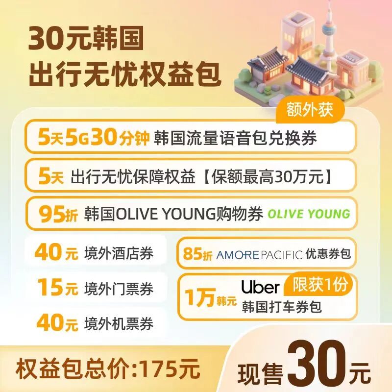 境外上网卡低至1。67元每天 暑期出境游流量酒店门票券攻略