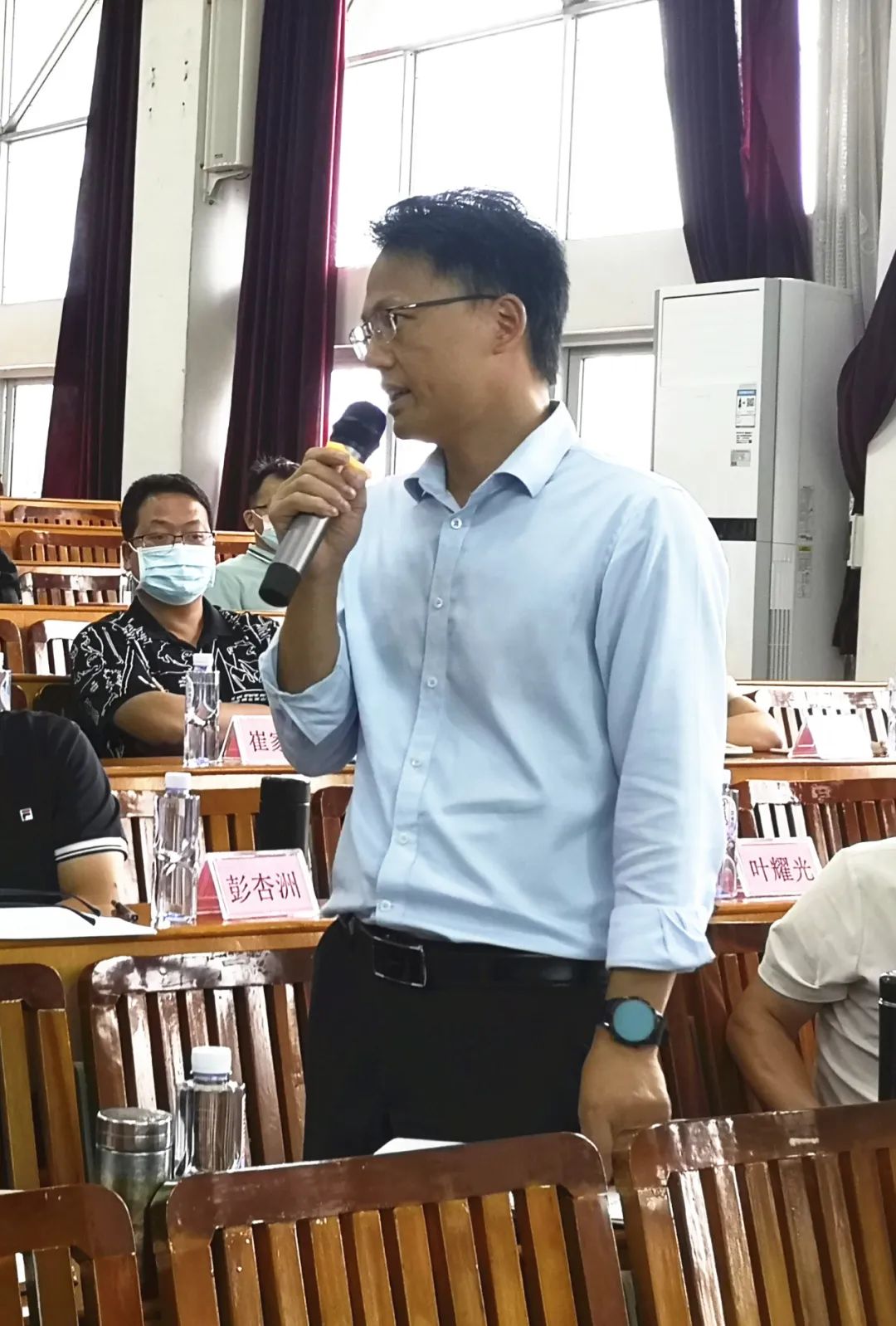送教传知识教学共相长广东省彭志洪名校长工作室莅临东洲中学开展送教