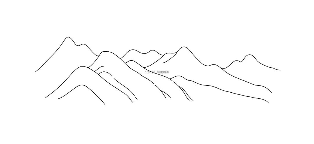 国潮插画山川元素教程一