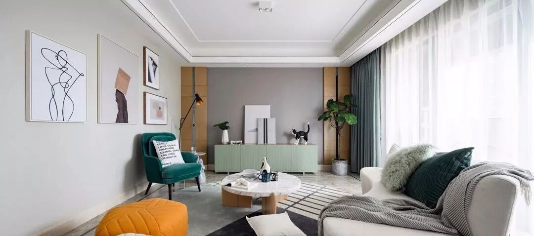 120㎡一见倾心北欧三居 流连忘返的样板间