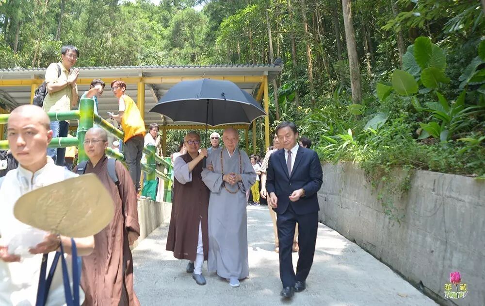 jingkong老和尚莅临平溪华藏卫视阿弥陀佛园区 2017年8月12日-图片7