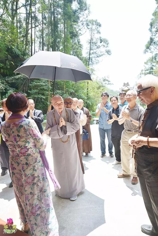 jingkong老和尚莅临平溪华藏卫视阿弥陀佛园区 2017年8月12日-图片2