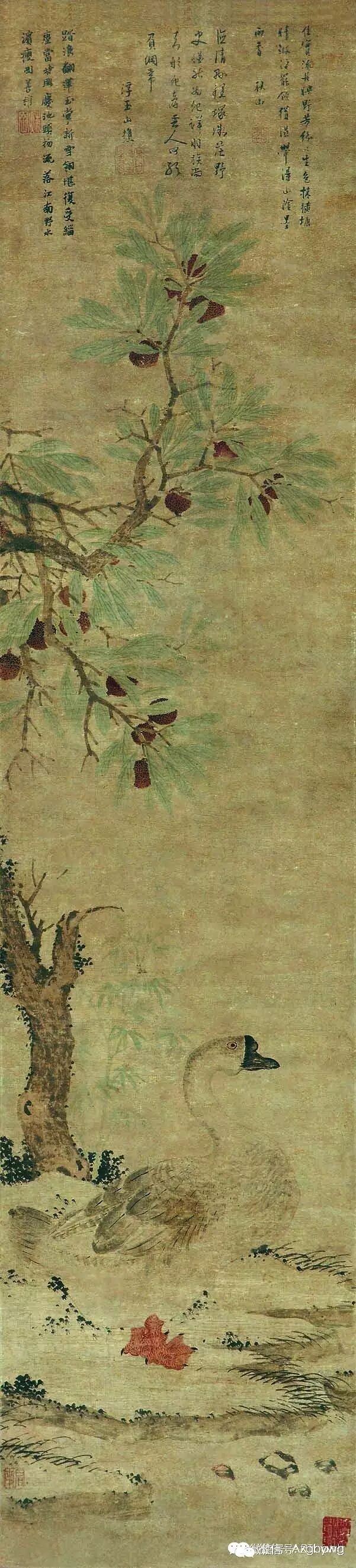 粵博這隻呆鵝 恐怕不是沈周畫的 畫遊記 微文庫