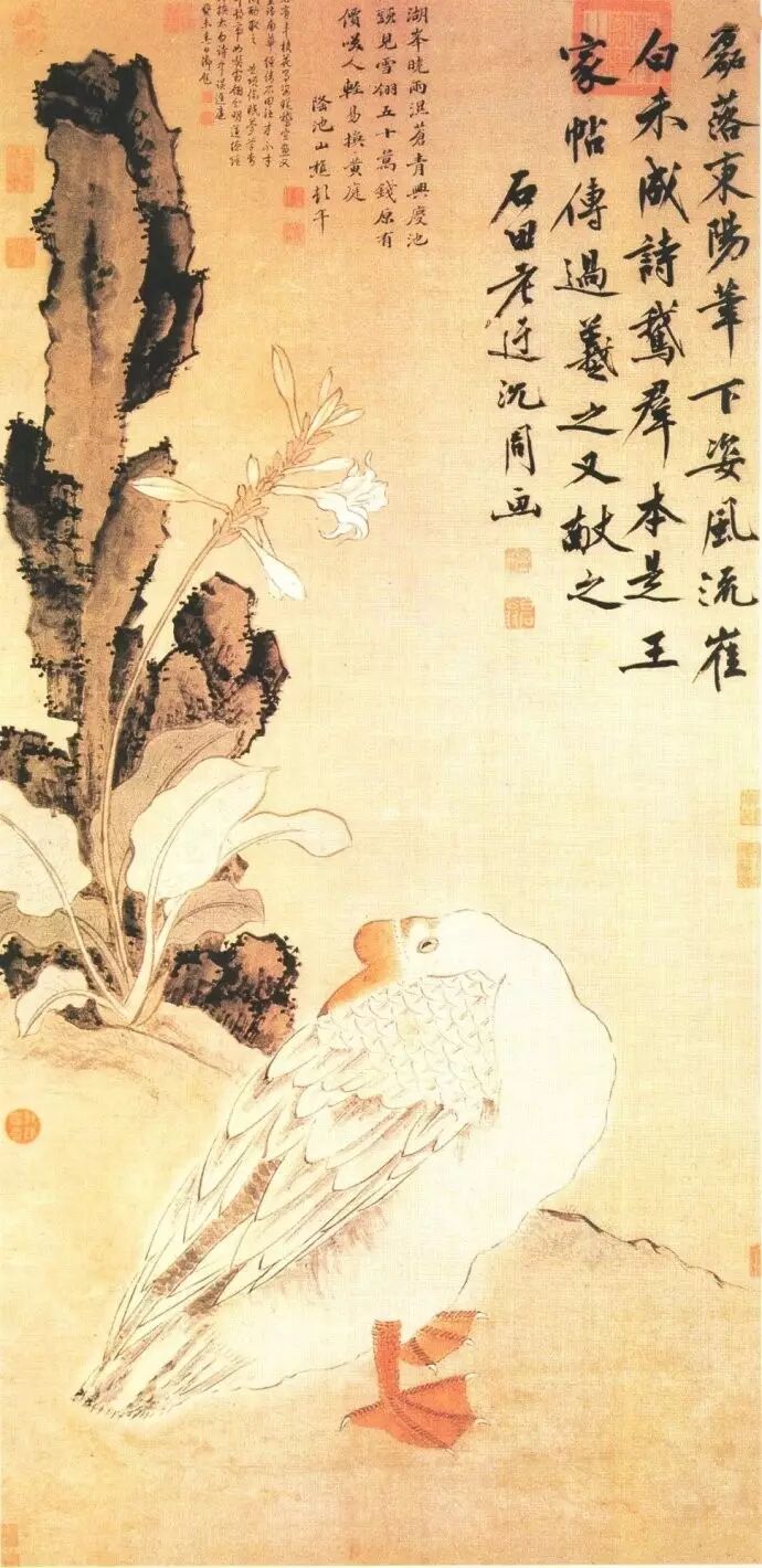 粵博這隻呆鵝 恐怕不是沈周畫的 畫遊記 微文庫