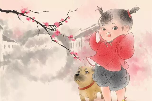 大年初五，福门开，好运来！