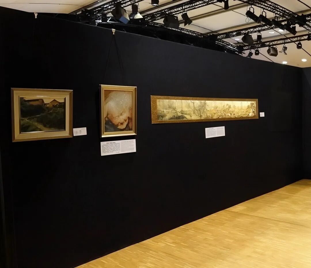 卢浮宫展出的丽水“巴比松”油画（左），以浙南山水对话法国经典