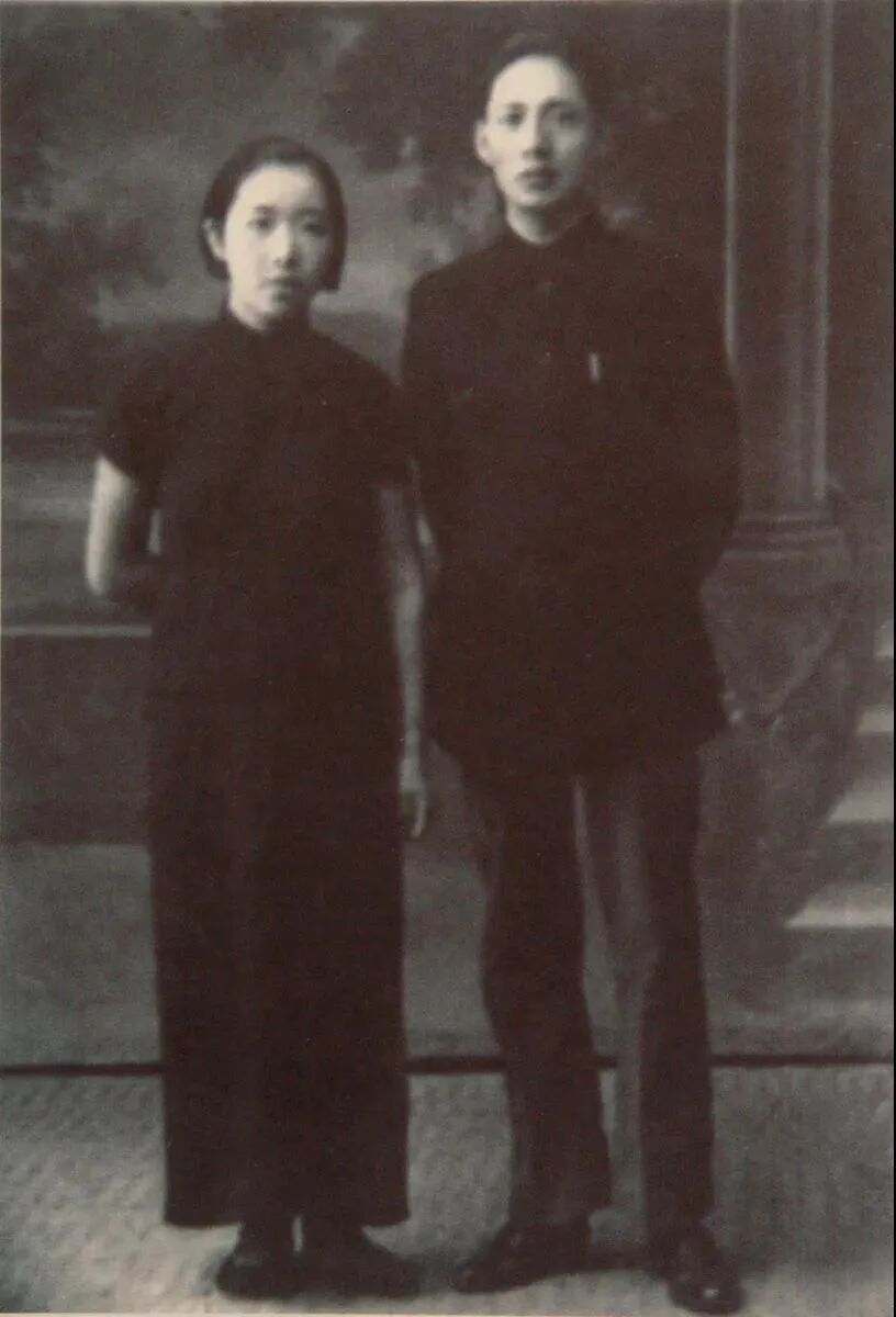 刘英与夫人丁魁梅
