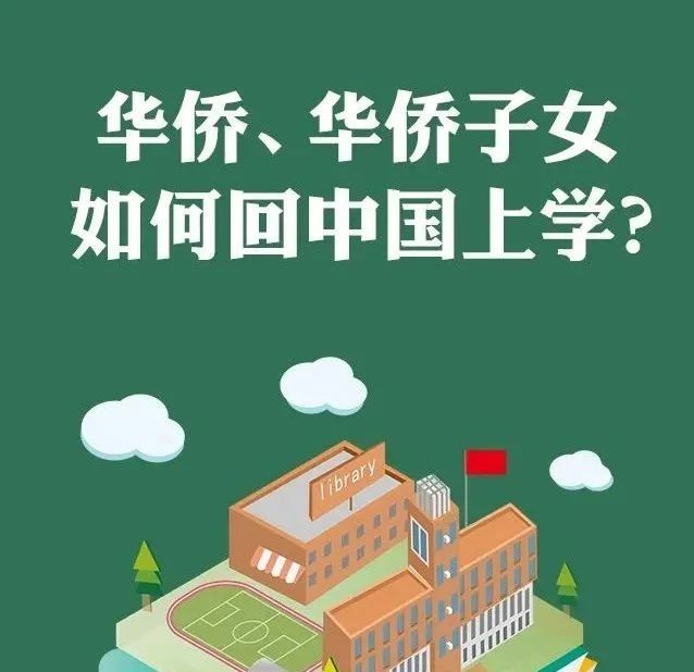 华侨、华侨子女如何回国上学？一图给你解答！