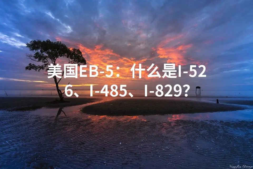 美国EB-5：什么是I-526、I-485、I-829？