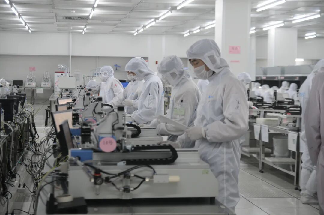 比例,主要分布着链条下游手机自主游戏品牌黑鲨,中上游龙头企业欧菲光
