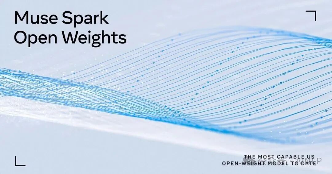 Muse Spark Open 权重发布图｜Meta